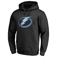 Tampa Bay Lightning Rinkside Pond Hockey Pullover Hoodie - Black - NHL 2229573