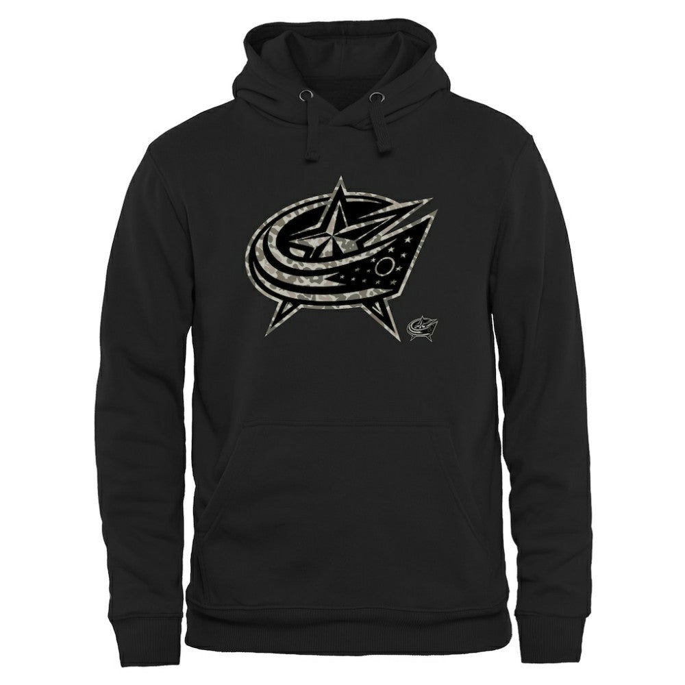 Columbus Blue Jackets Rink Warrior Pullover Hoodie - Black - NHL 2265427