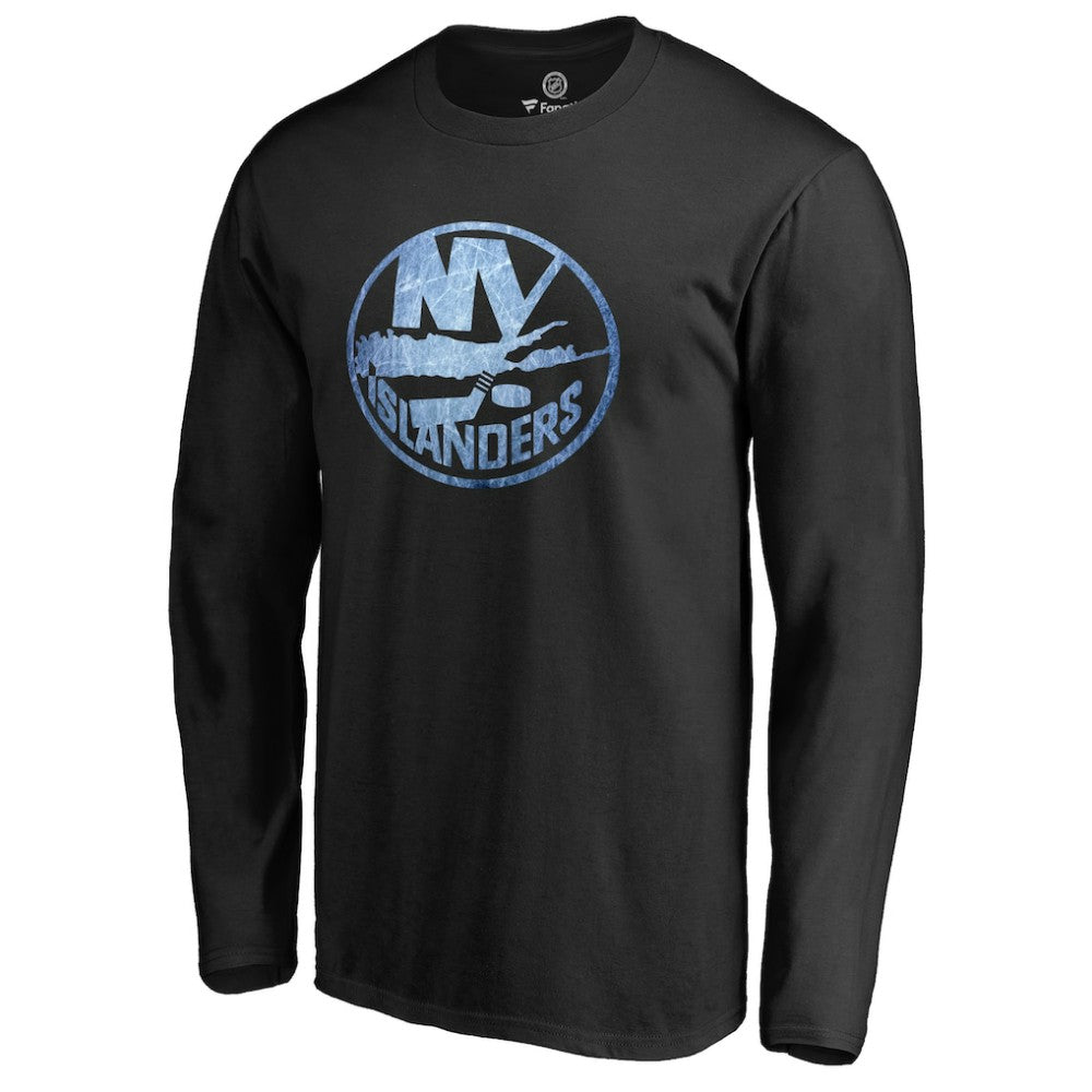 New York Islanders Pond Hockey Long Sleeve T-Shirt - Black - NHL 2301314
