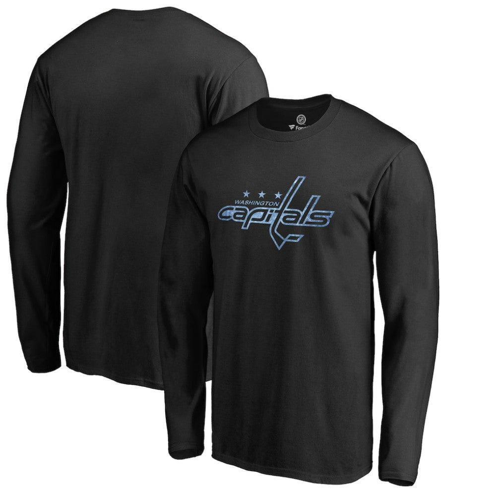 Washington Capitals Pond Hockey Long Sleeve T-Shirt - Black - NHL 2301324