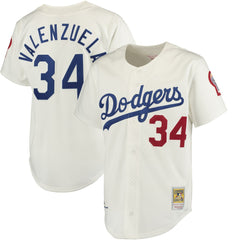 Fernando Valenzuela Los Angeles Dodgers Mitchell & Ness Authentic Jersey - White - Mitchell & Ness Online