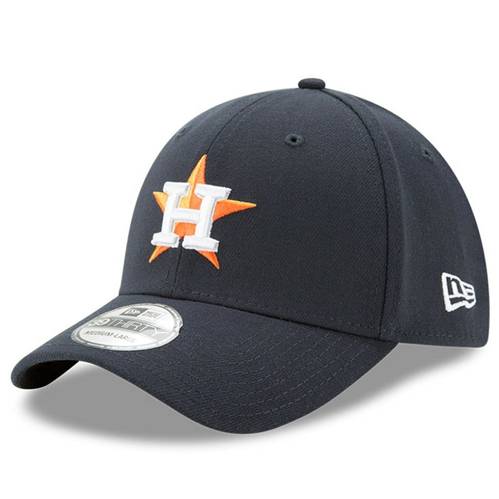 Houston Astros New Era Button Team Classic 39THIRTY Flex Hat - Navy - New Era Sale