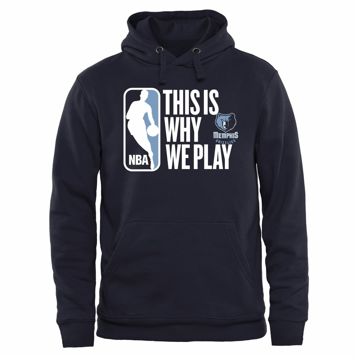 Memphis Grizzlies This Is Why We Play Pullover Hoodie Navy