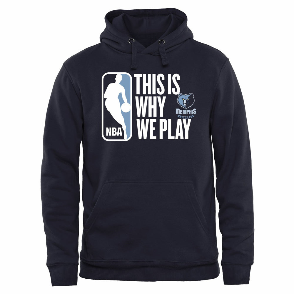 Memphis Grizzlies This Is Why We Play Pullover Hoodie Navy