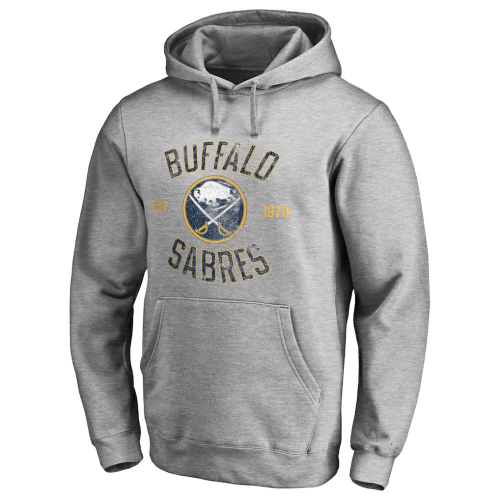 Buffalo Sabres Heritage Pullover Hoodie - Ash - NHL 2376403