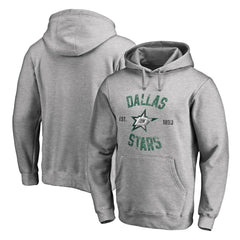 Dallas Stars Heritage Pullover Hoodie - Ash - NHL 2376409