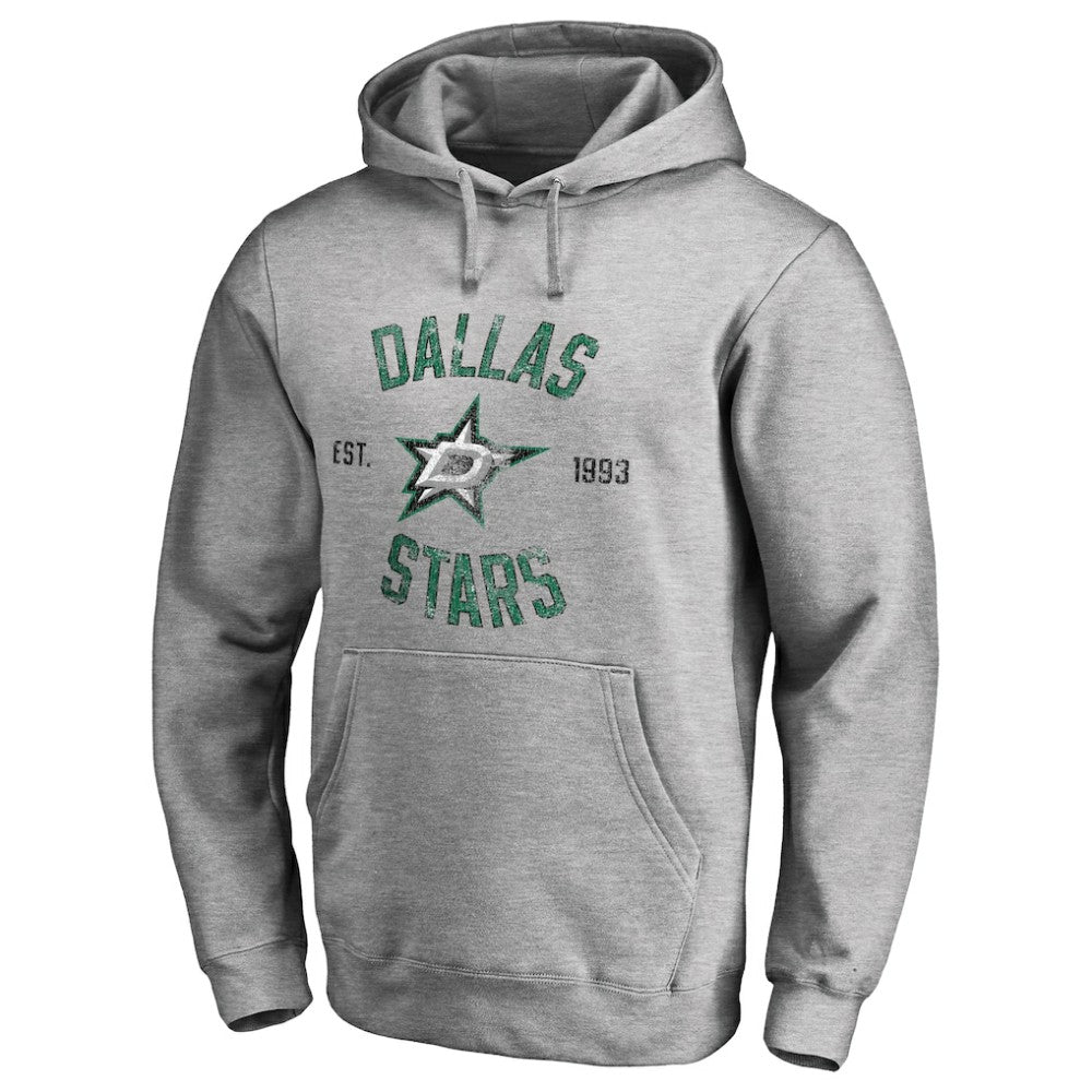 Dallas Stars Heritage Pullover Hoodie - Ash - NHL 2376409