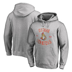 Ottawa Senators Heritage Pullover Hoodie - Ash - NHL 2376422