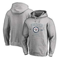 Winnipeg Jets Heritage Pullover Hoodie - Ash - NHL 2376432