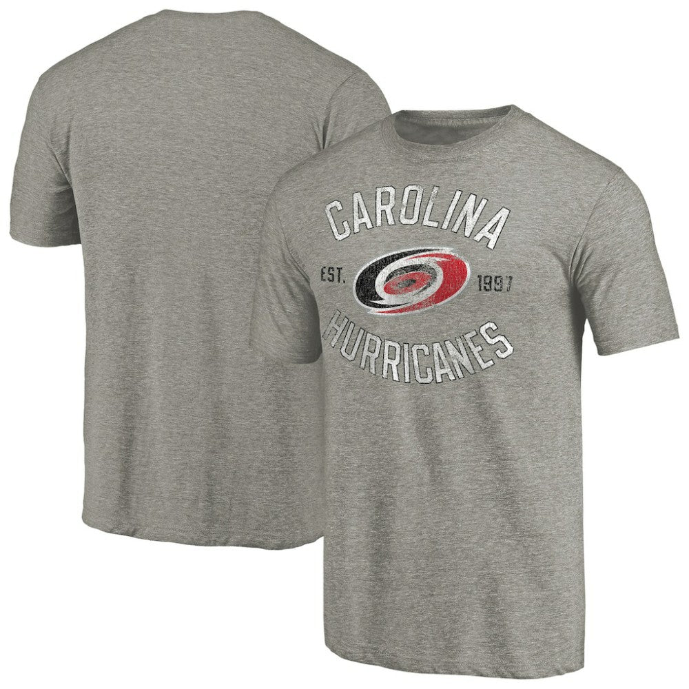Carolina Hurricanes Heritage Tri-Blend T-Shirt - Ash - NHL 2376468