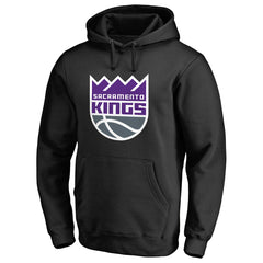 Sacramento Kings Primary Logo Pullover Hoodie Black