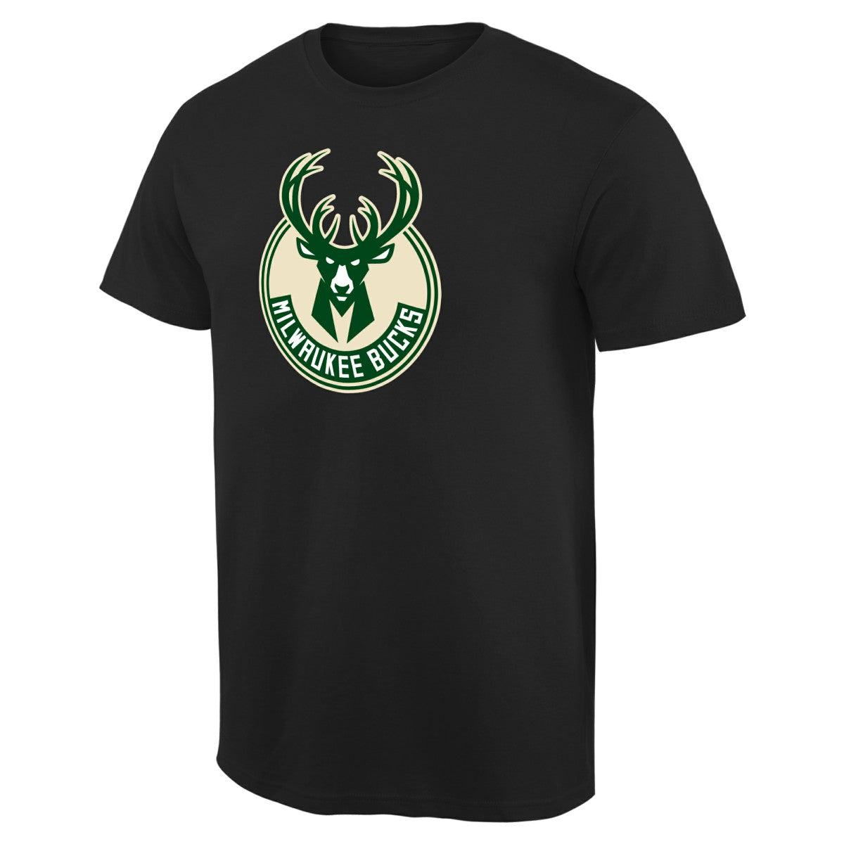 Milwaukee Bucks Primary Logo T-Shirt Black