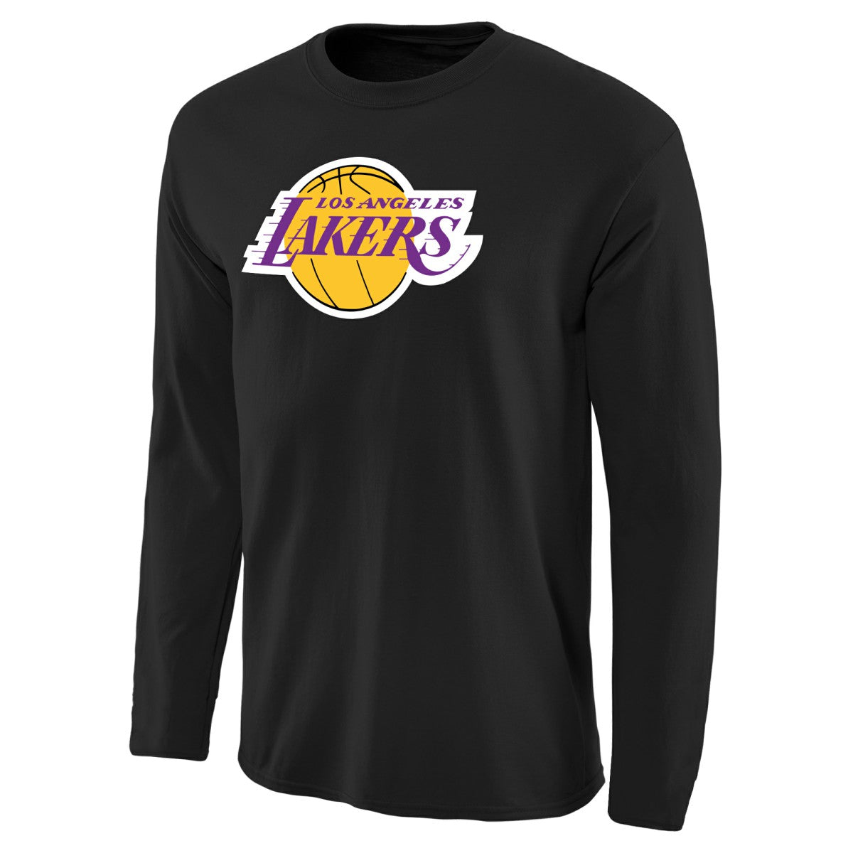 Los Angeles Lakers Primary Logo II Long Sleeve T-Shirt Black