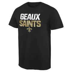 New Orleans Saints Mantra T-Shirt Black
