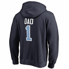 Memphis Grizzlies #1 Dad Pullover Hoodie Navy