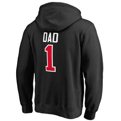 Portland Trail Blazers #1 Dad Pullover Hoodie Black