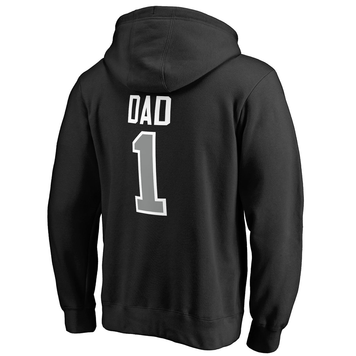 San Antonio Spurs #1 Dad Pullover Hoodie Black