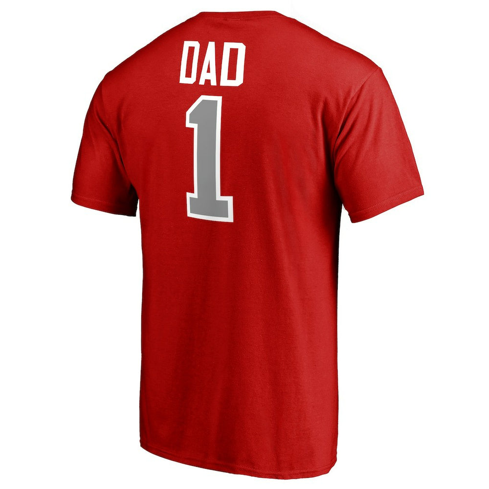 Houston Rockets #1 Dad T-Shirt Red
