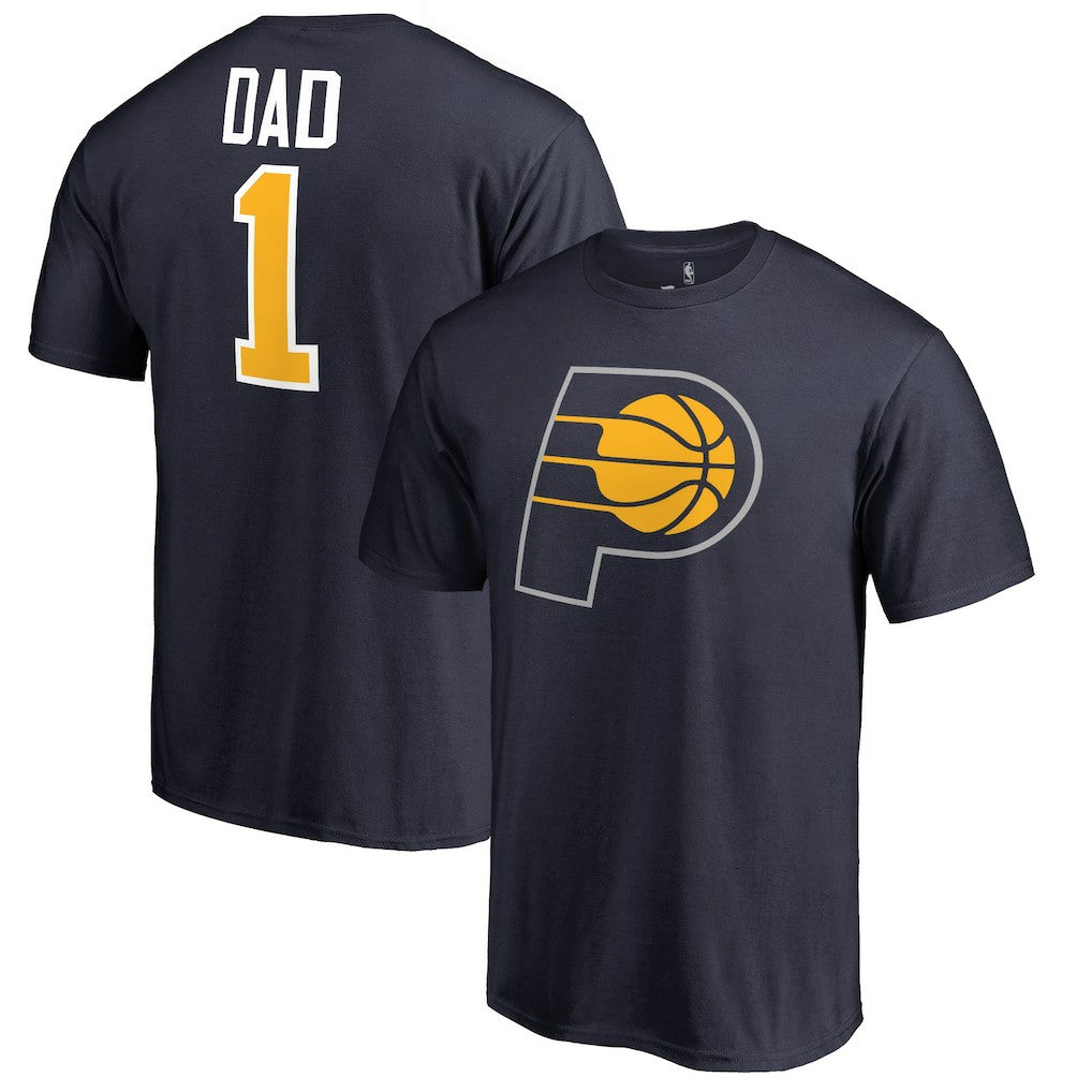 Indiana Pacers #1 Dad T-Shirt Navy