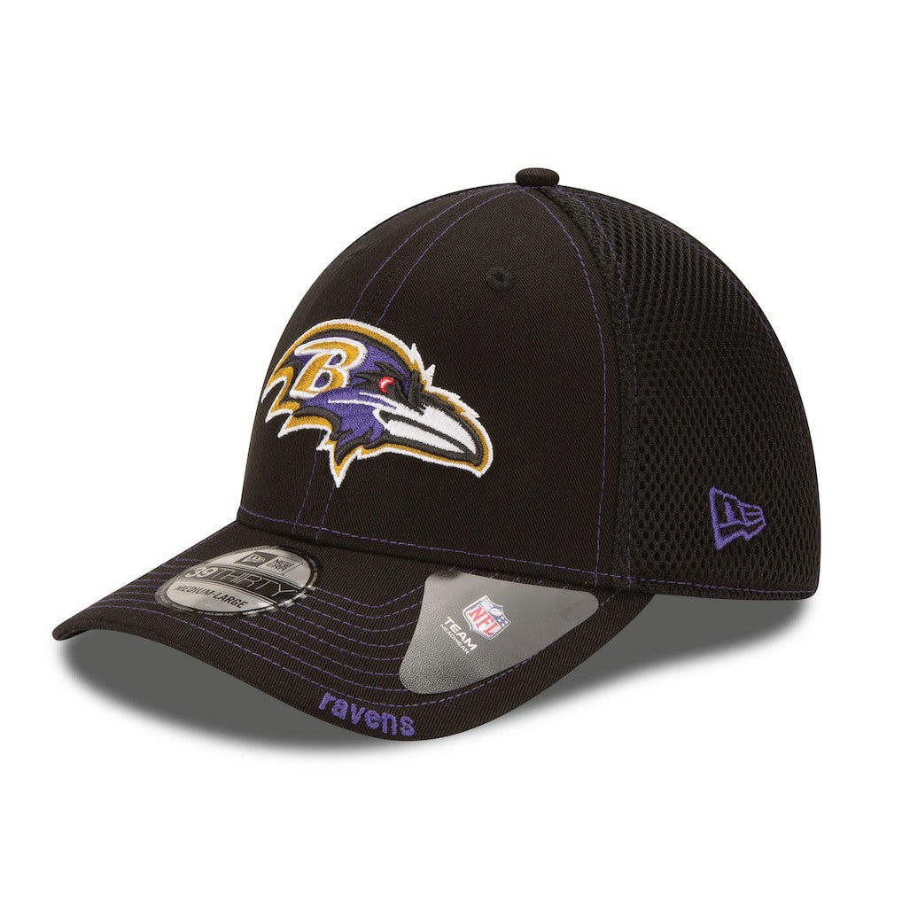 Baltimore Ravens New Era Neo 39THIRTY Flex Hat Black -