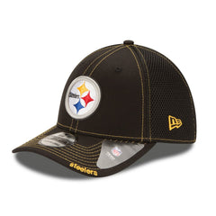 Pittsburgh Steelers New Era Neo 39THIRTY Flex Hat Black -