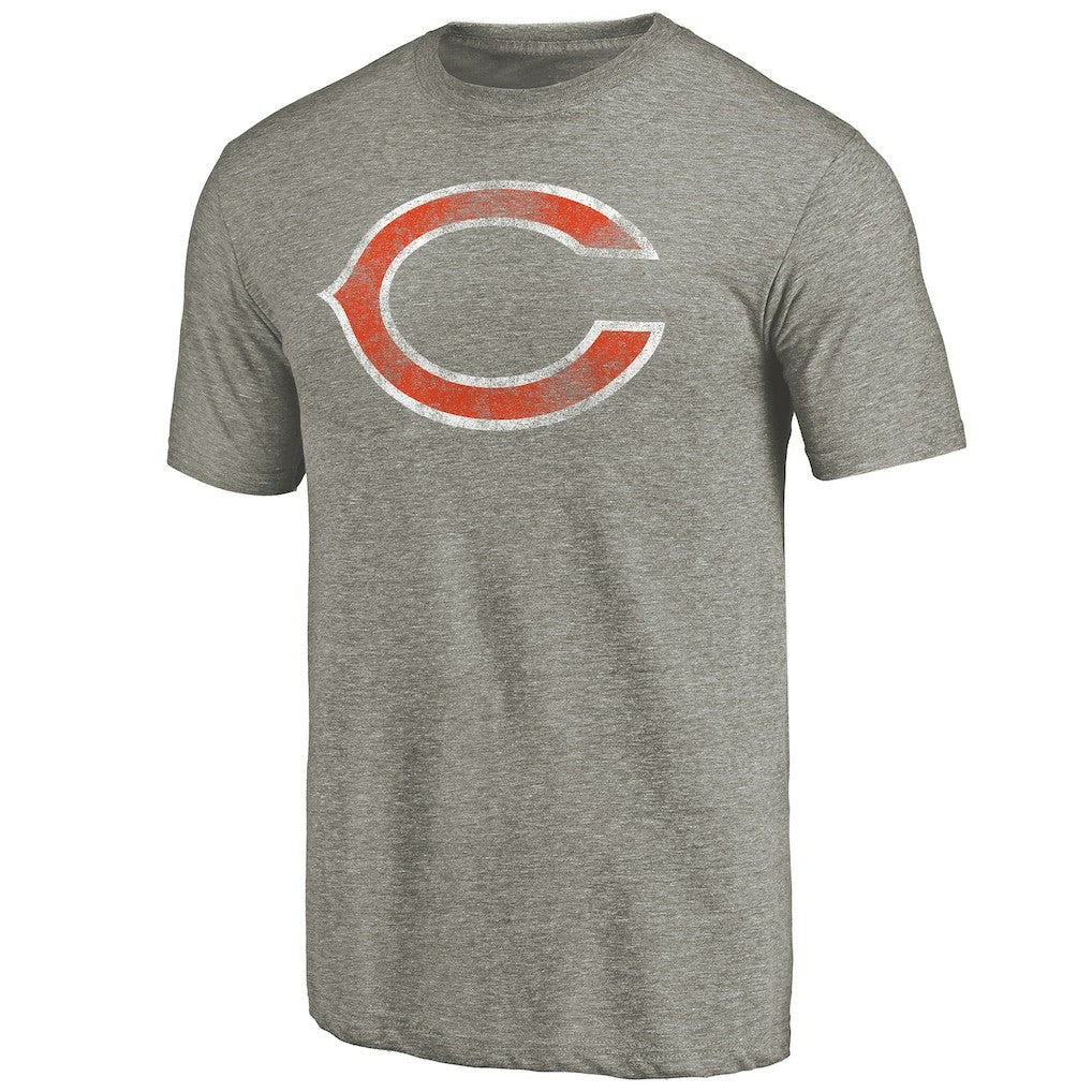 Chicago Bears Distressed Team T-Shirt Ash