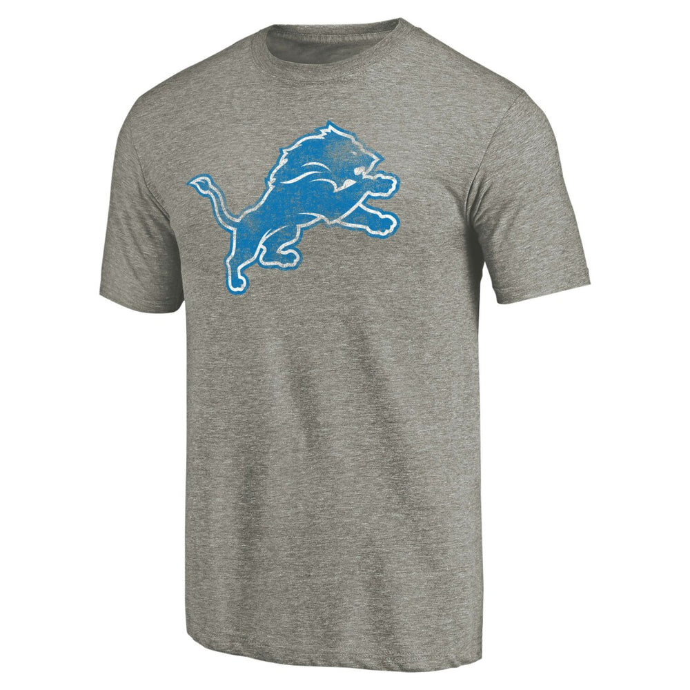 Detroit Lions Distressed Team T-Shirt Ash