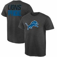 Detroit Lions Rally Logo T-Shirt Heathered Gray