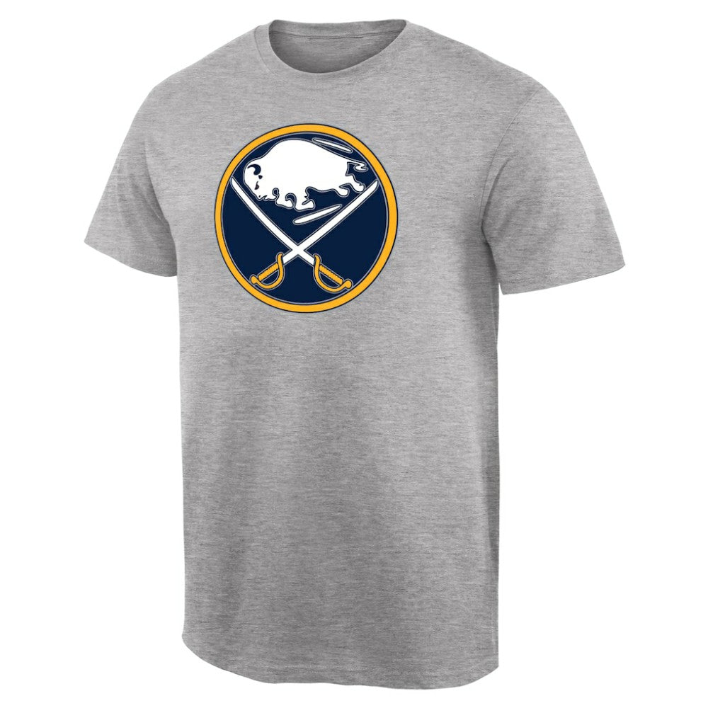 Buffalo Sabres Team Primary Logo T-Shirt - Ash - NHL 2484616