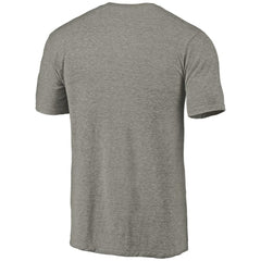 Carolina Hurricanes Distressed Team Logo Tri-Blend T-Shirt - Ash - NHL 2485133