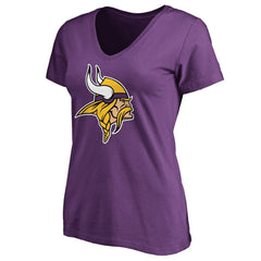 Minnesota Vikings Women's Primary Team Logo T-Shirt Purple