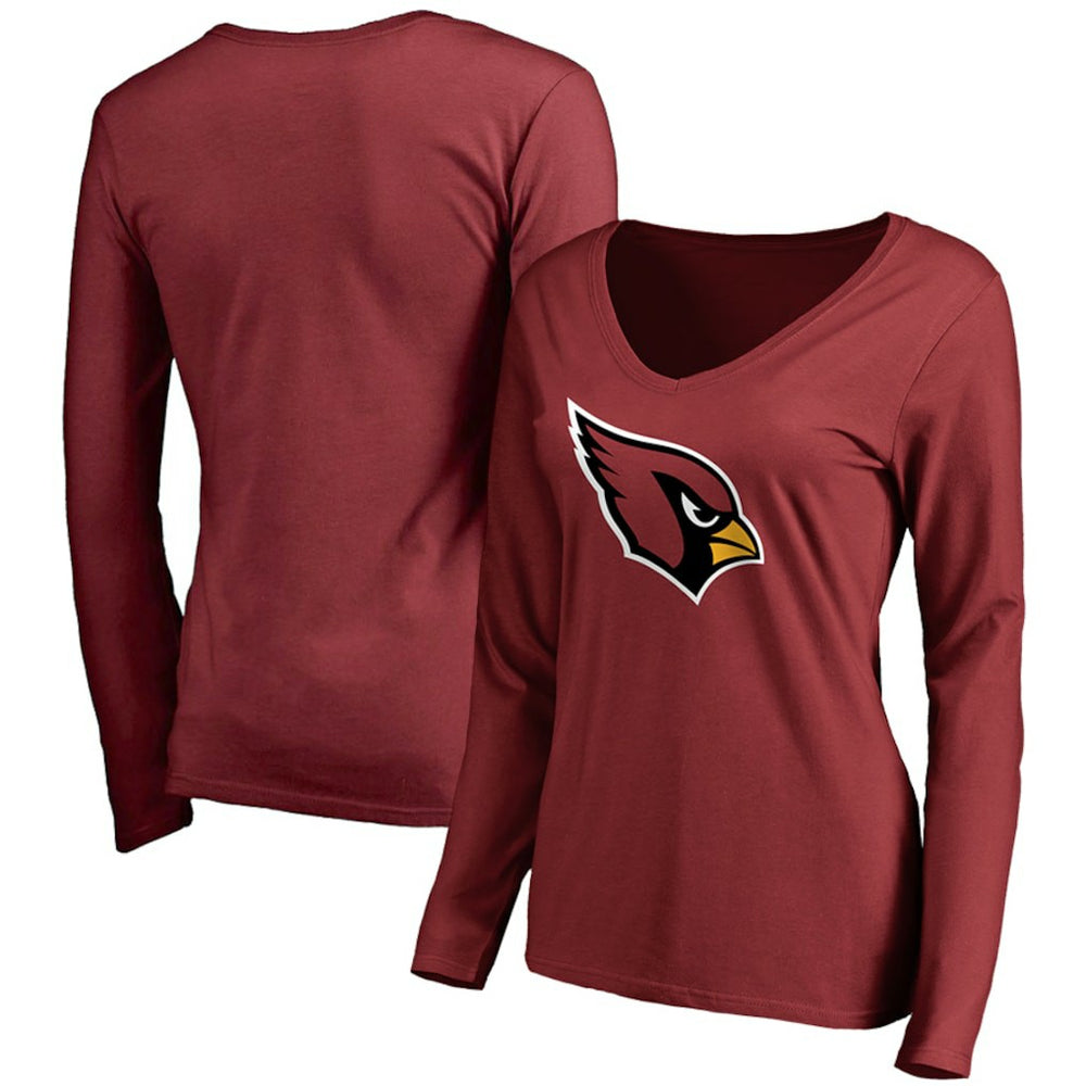 Arizona Cardinals Women's Primary Team Logo Long Sleeve T-Shirt Cardinal