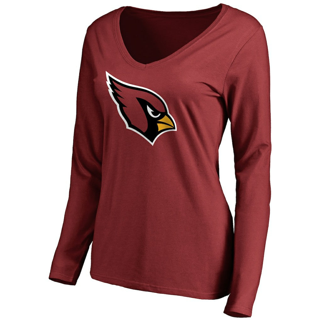 Arizona Cardinals Women's Primary Team Logo Long Sleeve T-Shirt Cardinal