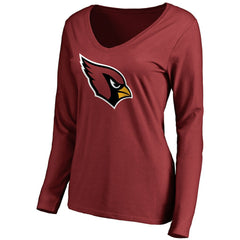Arizona Cardinals Women's Primary Team Logo Long Sleeve T-Shirt Cardinal