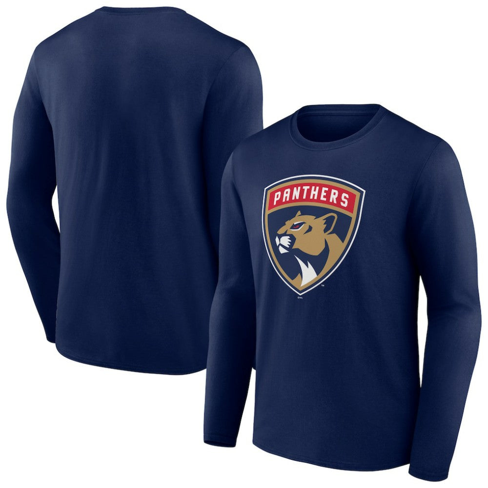 Florida Panthers New Logo Long Sleeve T-Shirt - Navy - NHL 2486977