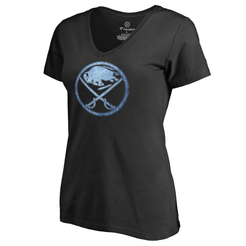 Buffalo Sabres Women's Pond Hockey T-Shirt - Black - NHL 2490548