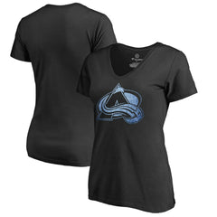 Colorado Avalanche Women's Pond Hockey T-Shirt - Black - NHL 2490552