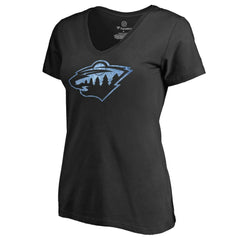 Minnesota Wild Women's Pond Hockey T-Shirt - Black - NHL 2490559