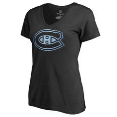 Montreal Canadiens Women's Pond Hockey T-Shirt - Black - NHL 2490560