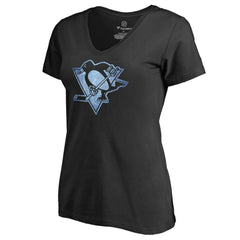Pittsburgh Penguins Women's Pond Hockey T-Shirt - Black - NHL 2490567