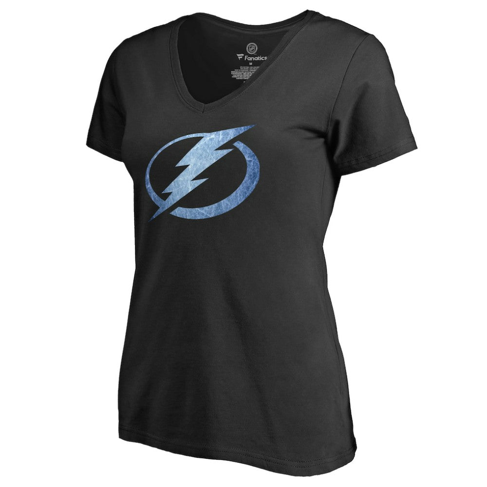 Tampa Bay Lightning Women's Pond Hockey T-Shirt - Black - NHL 2490570