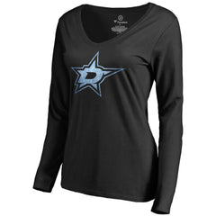 Dallas Stars Women's Pond Hockey Long Sleeve T-Shirt - Black - NHL 2490584