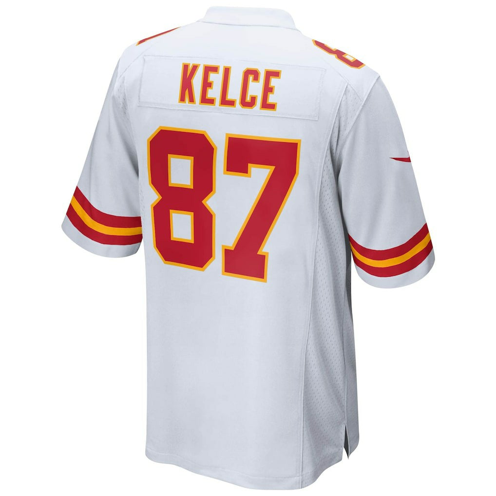 Nike Travis Kelce Kansas City Chiefs Youth Game Jersey White
