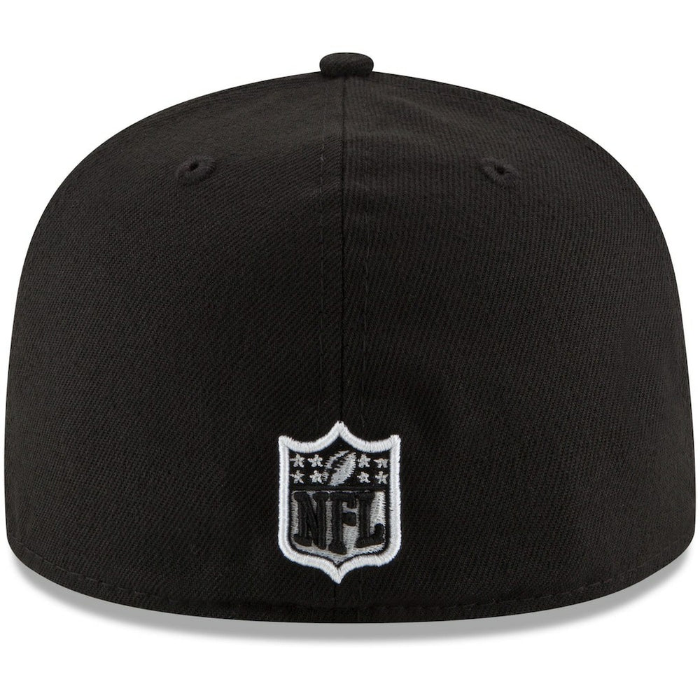 Chicago Bears New Era B-Dub 59FIFTY Fitted Hat Black