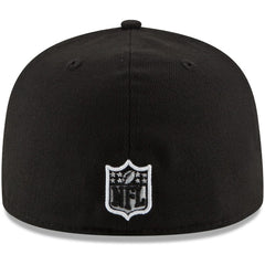 Chicago Bears New Era B-Dub 59FIFTY Fitted Hat Black