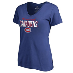 Montreal Canadiens Women's Nostalgia T-Shirt - Royal - NHL 2516233