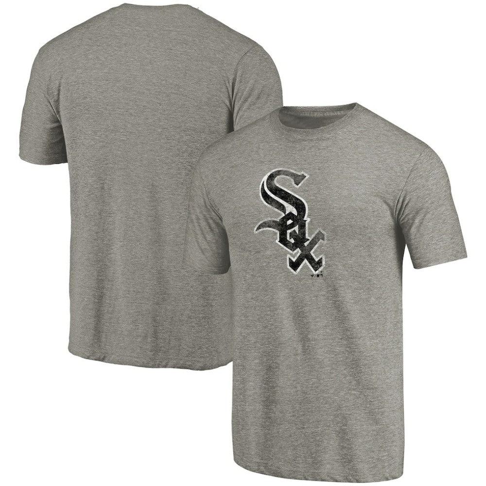 Chicago White Sox Distressed Team Tri-Blend T-Shirt - Ash - MLB Online