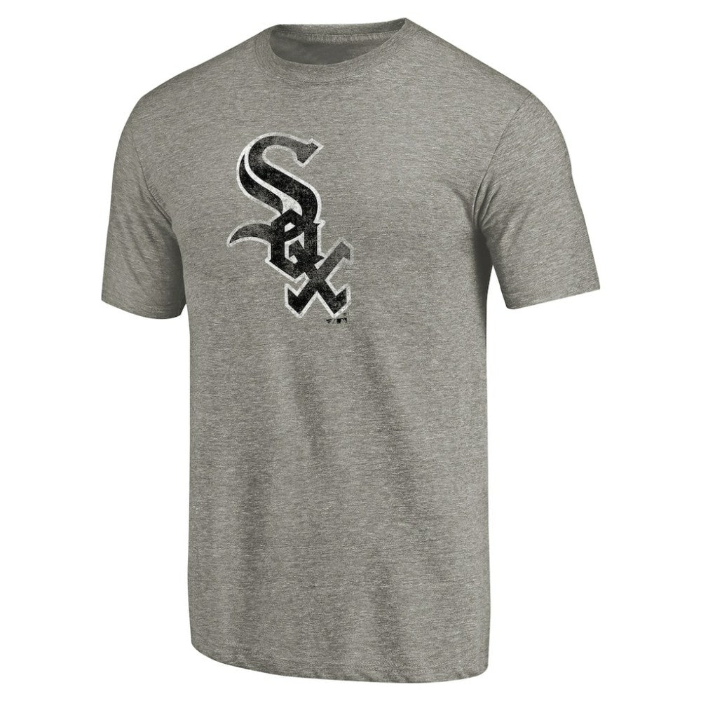Chicago White Sox Distressed Team Tri-Blend T-Shirt - Ash - MLB Online