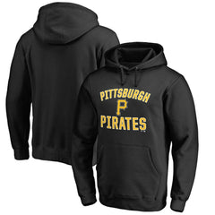 Pittsburgh Pirates Victory Arch Pullover Hoodie - Black - MLB Discount