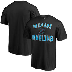 Miami Marlins Victory Arch T-Shirt - Black - MLB Discount